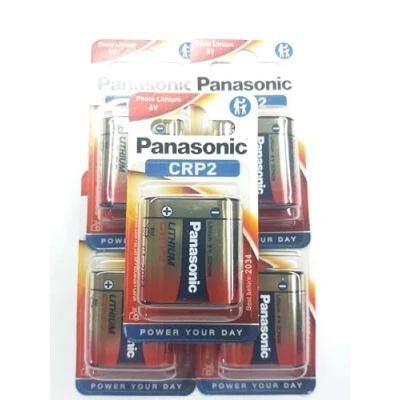 Abbildung von Panasonic CRP2 Lithium Batterie, 6 V, Blisterpackung, 1 x 5 Stück, Blister