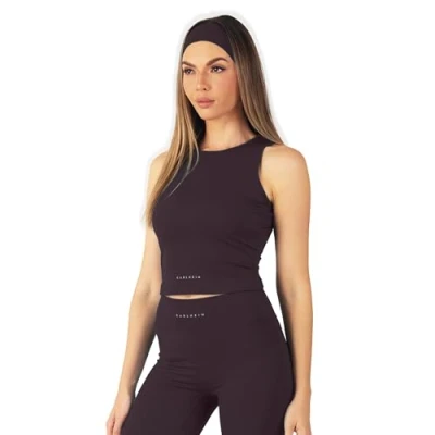 Abbildung von Carlheim Women&#039;s Serenita Active Collection Tank top, Plum, Large