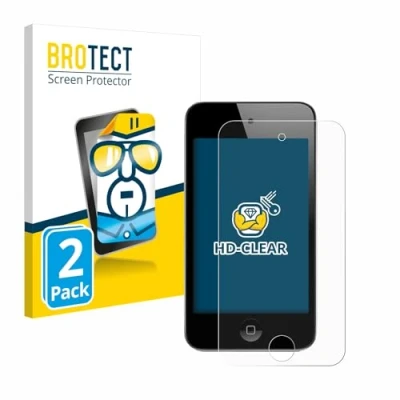 Abbildung von BROTECT (2 Stück Schutzfolie für Apple iPod Touch (4. Gen.) Displayschutz Folie Ultra Klar