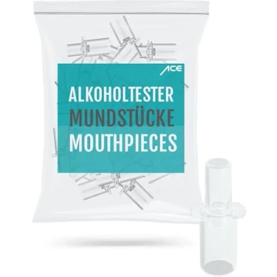 Abbildung von ACE Alkoholtester Mundstücke 20x Mundstück A, Q, X, AF 33 Vorratspackung mit 25 Alkotester Mundstücken