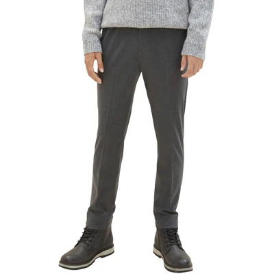 Abbildung von TOM Tailor Denim Stoffhose, Herren, Größe: 32x30, Mid grey melange