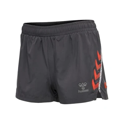 Abbildung von Hummel GRID kurze Sporthose, Damen, Größe: Large, Forged iron