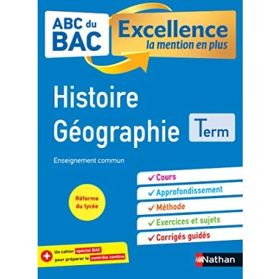 Abbildung von ABC BAC Excellence la mention en plus Histoire Géographie Terminale