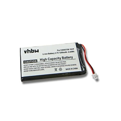 Abbildung von vhbw Akku kompatibel mit Nevo Q50 GPS Navigation Navi (1200mAh, 3,7V, Li Polymer)