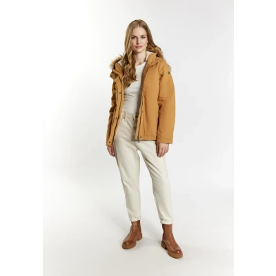 Abbildung von Dreimaster Wattierte MIT Imane Winterjacke, Damen, Größe: 38, Kamel