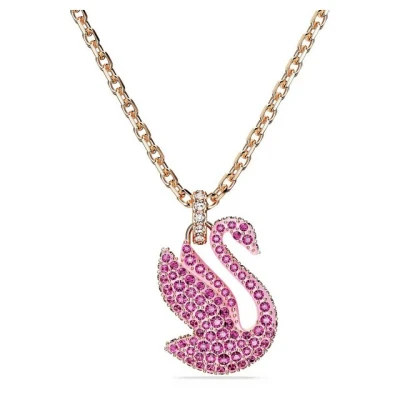 Abbildung von Swarovski Iconic SWAN PEND Halskette, Damen, Größe: One Size, Pink