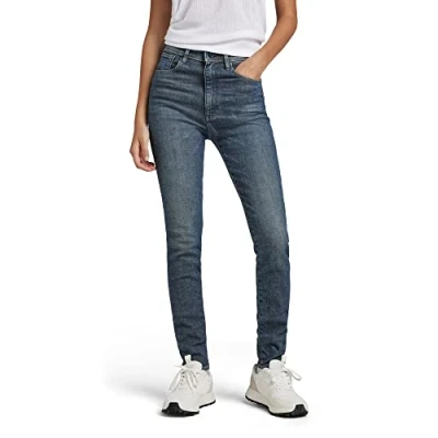 Abbildung von G STAR RAW Damen Kafey Ultra High Skinny Jeans, Blau (faded blues D15578 D106 D135), 24W / 30L