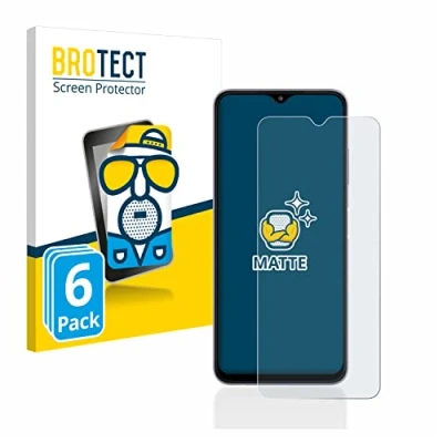 Abbildung von BROTECT Entspiegelungs Schutzfolie für Samsung Galaxy A22 5G (6 Stück) Matte Displayschutz Folie, Anti Reflex, Fingerprint