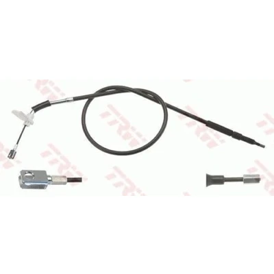 Abbildung von TRW GCH446 Handbremsseil 1215, 1065 Scheibenbremse MERCEDES BENZ: A Klasse, B Klasse