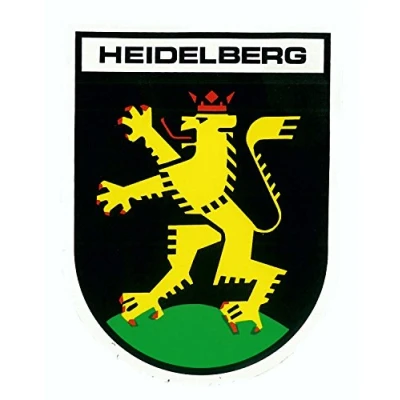 Abbildung von carstyling XXL Aufkleber Wappen Heidelberg 60 x 45 mm