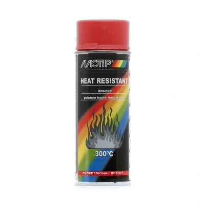 Abbildung von MOTIP 04040 Motor / Schalldämpferlack Kompakt 44506 grün hochglänzend 400ml Rot 400
