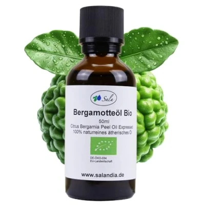 Abbildung von Sala Bergamotteöl ätherisches Öl naturrein BIO kbA zum Verzehr 50 ml