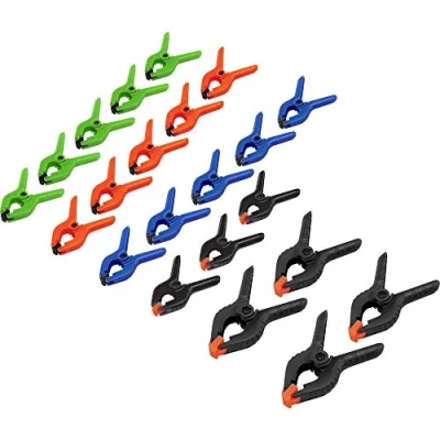 Abbildung von Basetech Mini Spannzwingen Set 22 teilig 1529585 Produktabmessung, Länge: 90 mm