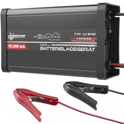 Abbildung von Loadchamp automatisches 24V / 10A Batterie Ladegerät AGM Gel Calcium LKW Solar