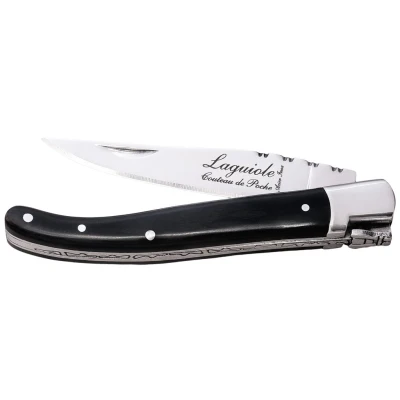 Abbildung von Laguiole Style de Vie Taschenmesser Schwarzes Ebenholz in Geschenkbox