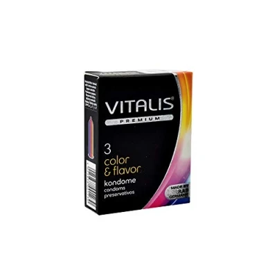 Abbildung von PREMIUM «Color &amp; Flavour» bunte aromatische Kondome (3 Kondome) 3 St