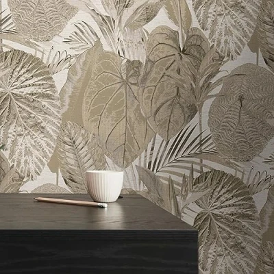 Abbildung von living walls Vliestapete &quot;Famous Garden Natur Tapete Mustertapete Dschungel Optik Dschungeloptik&quot;, matt, botanisch für Schlafzimmer Küche Wohnzimmer Flur