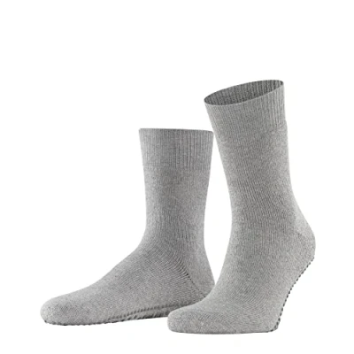 Abbildung von FALKE Herren Stoppersocken Homepads M Hp Wolle Baumwolle rutschhemmende Noppen 1 Paar, Grau Light Grey 3400, 39/42 EU