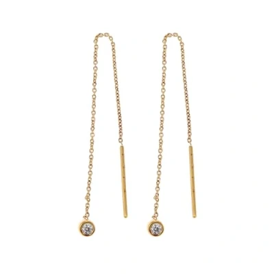 Abbildung von Skagen Ohrringe goldcoloured, Damen, Größe: One Size, Gold coloured