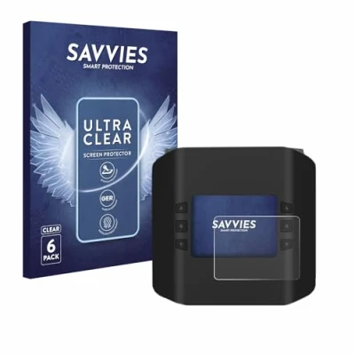 Abbildung von Savvies 6 Stück Schutzfolie für ISDT Smart Duo Charger K4 Displayschutz Folie Ultra Transparent
