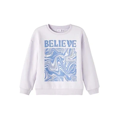 Abbildung von NAME IT Girl&#039;s NKFRANDI LS Sweat BRU Sweatshirt, Orchid Petal, 116