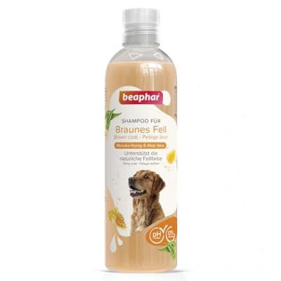 Abbildung von BEAPHAR Shampoo Für Braunes Fell Unterstützt Die Natürliche Fellfarbe Hautfreundlich Mit Manuka Honig Und Aloe Vera Ph Neutral 0% Parabene, Silikone Frischer Duft 250 ml