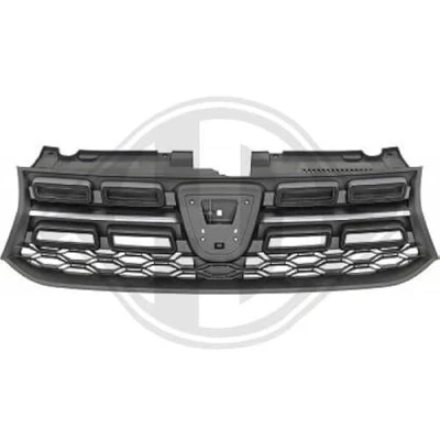 Abbildung von DIEDERICHS 4456140 Kühlergrill schwarz DACIA: SANDERO 2, LOGAN MCV 2