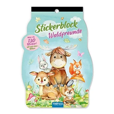 Abbildung von Trötsch Stickerblock Waldfreunde: Kinder Sticker Geschenk Geschenkidee Waldfreunde