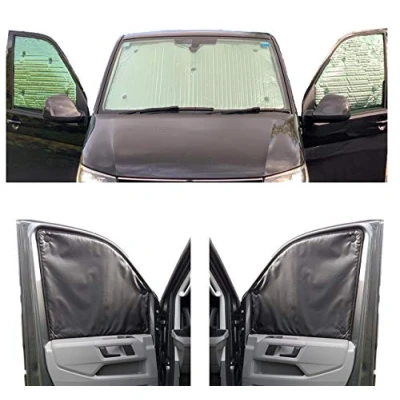 Abbildung von Thermo Jalousien Kombatibel Mit Iveco Daily (2000 2014)(Frontset) Rückenfarbe in Anthrazit, Reversibel und Thermisch