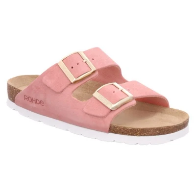Abbildung von Rohde Hausschuh, Damen, Größe: 40, Pink Schuhe