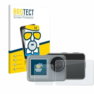 Abbildung von BROTECT Entspiegelungs Schutzglas für Rollei Actioncam 9s Plus Schutz Folie Panzerfolie Glas Matt [Extrem Kratzfest 9H, Anti Reflex]