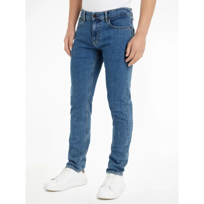 Abbildung von Calvin Klein Slim FIT Jeans &quot;SLIM RINSE BLACK&quot;, im 5 Pocket Style
