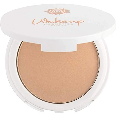 Abbildung von Wakeup Cosmetics Gesichtspuder, Mattierender Kompaktpuder mit feinem und nicht spürbarem Gefühl, Farbe C2 Natural Beige