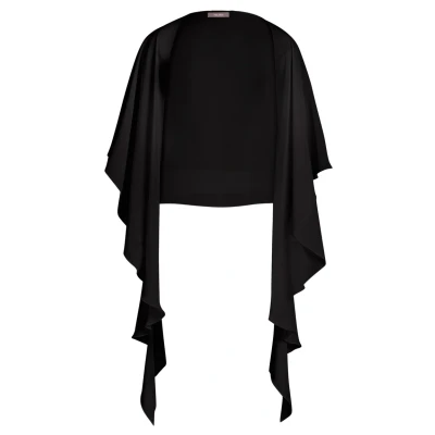 Abbildung von Vera Mont Stola MIT Volant Cape, Damen, Größe: Large, Black