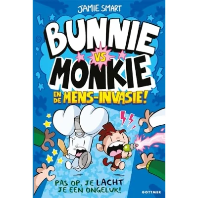 Abbildung von Bunnie vs Monkie en de mens invasie (Bunnie Monkie, 2)
