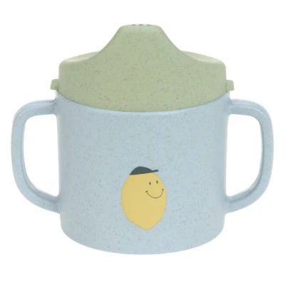 Abbildung von LÄSSIG Kinder Trinklernbecher mit Henkel und abnehmbarem Deckel 150 ml/Sippy Cup Happy Fruits Lemon