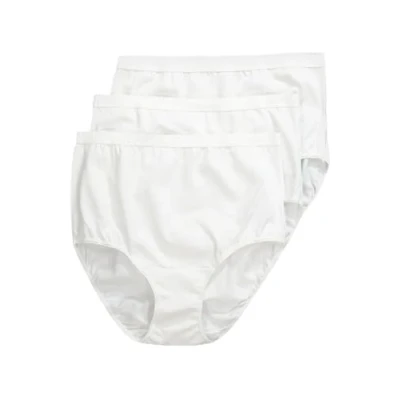 Abbildung von Ulla Popken Damen Slips, 3er Pack Slip, Schneewittchen, 40 42