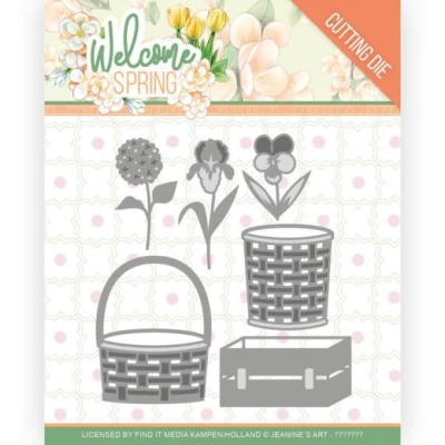 Abbildung von Dies Jeanine&#039;s Art Welcome Spring Basket