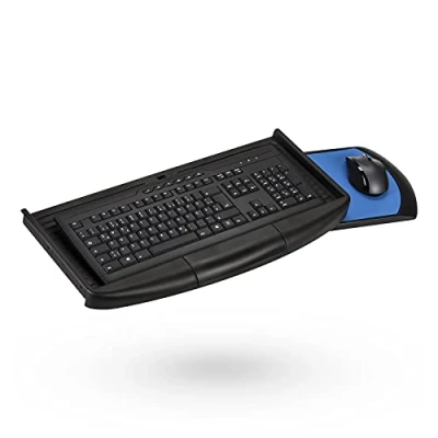 Abbildung von SO TECH® Computertisch Tastaturauszug mit Mauspad Tastatur Schreibtisch