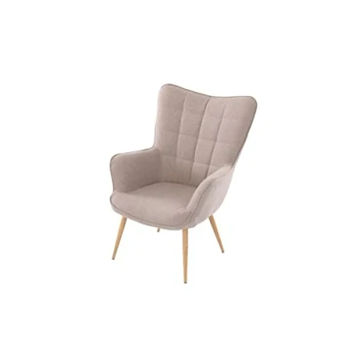 Abbildung von byLIVING Sessel Uta (Bezug: Samt, Webstoff, Cord, Grob Bouclè / Farbe: dunkelgrün, sandfarben, grau, dunkelgrau, schwarz, off white), passender Hocker separat erhältlich