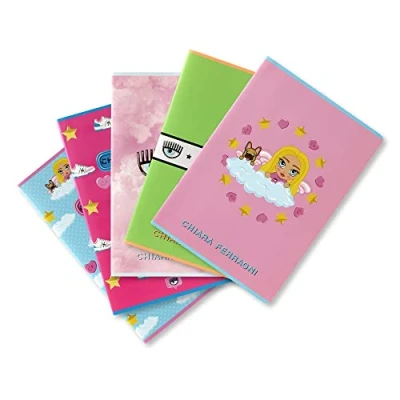 Abbildung von Pigna Maxi Chiara Ferragni x Zapfen, f.to A4, Packung 5 Stück, Fantasy A Mix, 1R, rigato, 02321471R