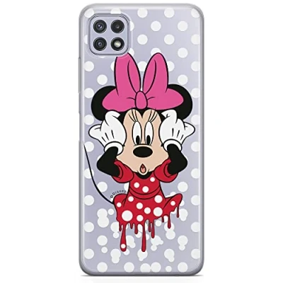 Abbildung von ERT GROUP Handyhülle für Samsung A22 5G Original und offiziell Lizenziertes Disney Muster Minnie 017 optimal an die Form des Handy angepasst, teilweise transparent