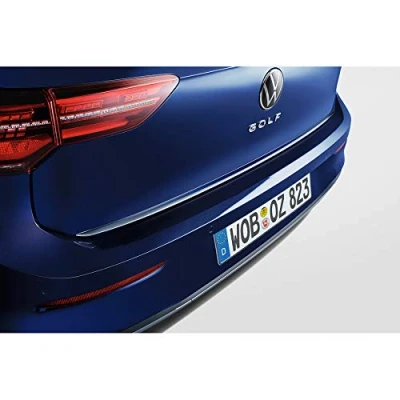 Abbildung von Volkswagen 5H0071360 Schutzleiste Chromoptik Zierleiste Heckklappe Kantenschutz, nur Limousine/Schrägheck
