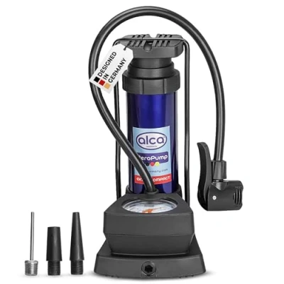 Abbildung von ALCA MINI 201300 Fußpumpe 11 mit Manometer