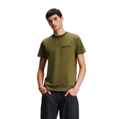 Abbildung von Karl Lagerfeld Jeans Tshirt basic, Herren, Größe: Medium, Ivy green
