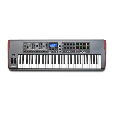 Abbildung von Novation Impulse USB/MIDI Controller Keyboard mit 61 Tasten und Buspower Robuste, reaktionsschnelle Vollformat Klaviatur Aftertouch anschlagsdynamischen Pads für Mac Windows.