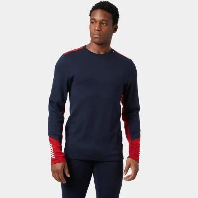 Abbildung von Helly Hansen Men Lifa Merino Midweight Crew Navy Größe S