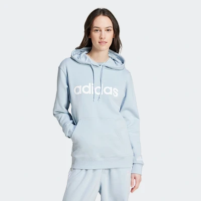 Abbildung von adidas Sportswear Essentials Linear Kapuzenpullover, Damen, Größe: XS, Blue