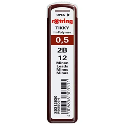 Abbildung von rOtring Bleistiftminen 0,5 2B