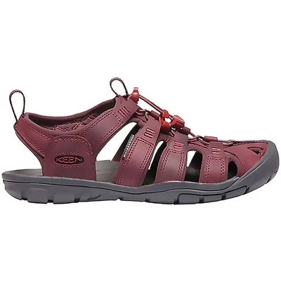 Abbildung von Keen Clearwater CNX Trekkingsandale, Damen, Größe: 37, Wine/red dahlia Schuhe